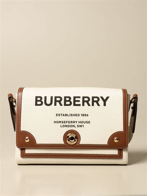 burberry 8030249|Burberry Ladies Horseferry Print Canvas Note Crossbody Bag .